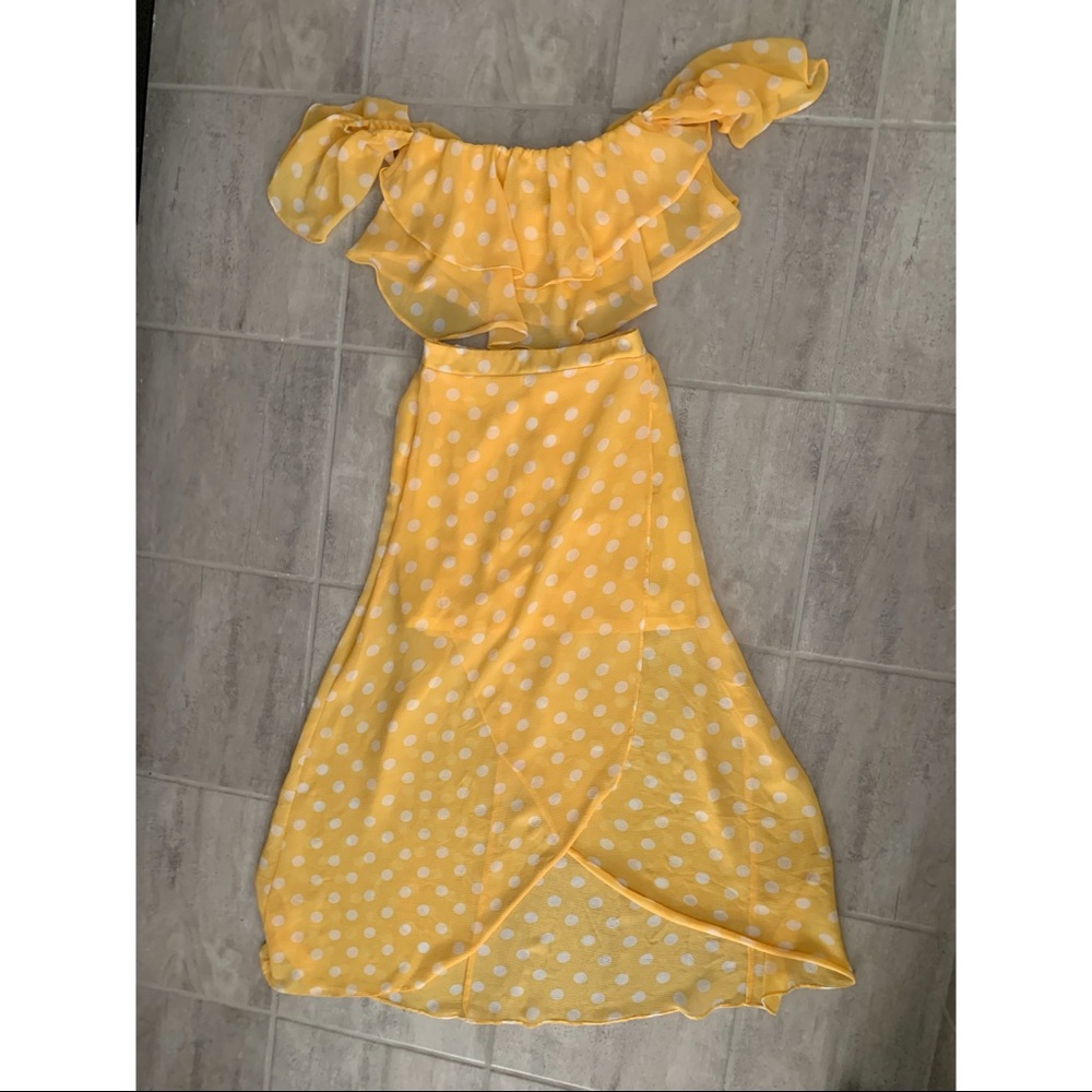 Two piece maxi dress